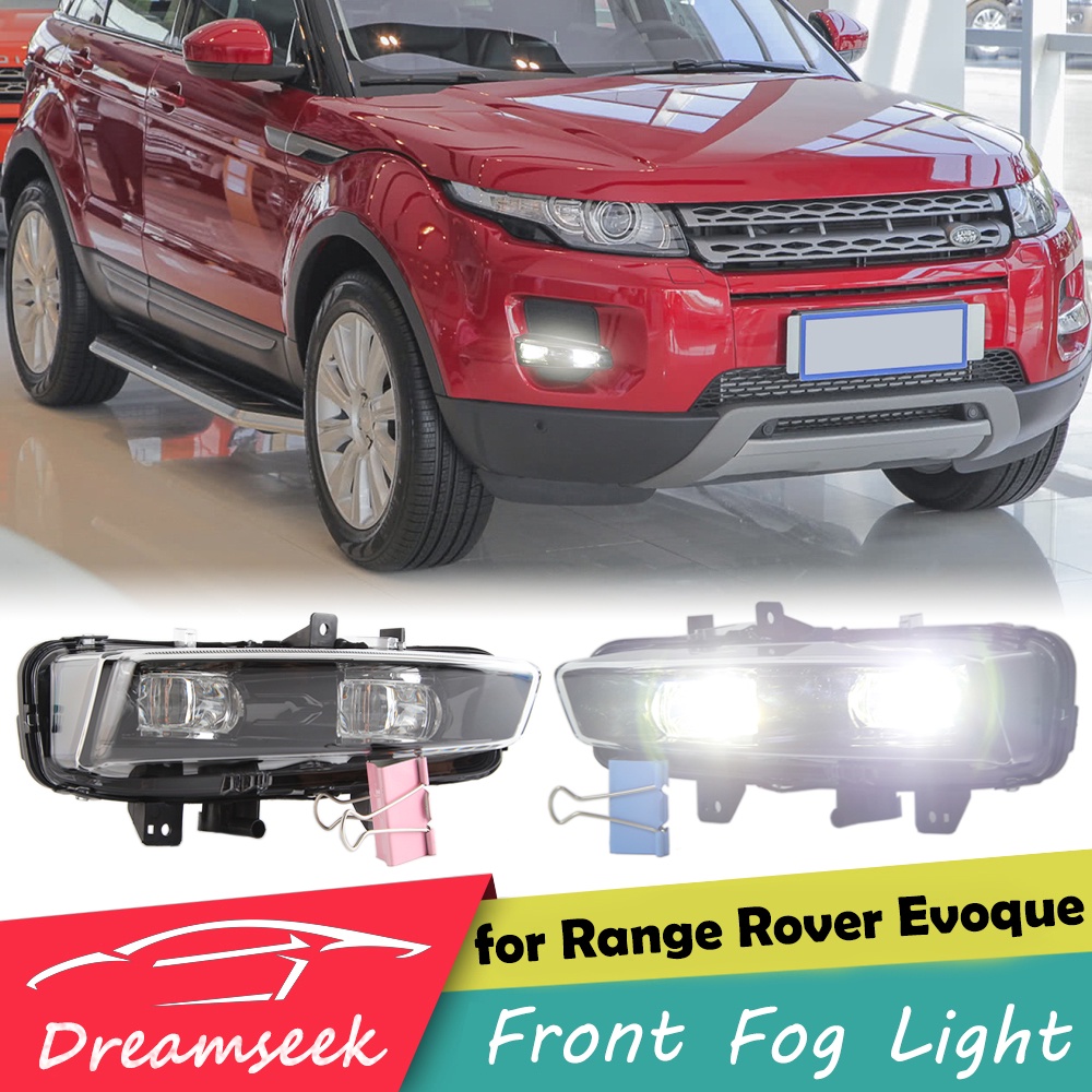 ไฟตัดหมอก LED ติดกันชนหน้ารถยนต์ เลนส์ใส สีขาว สําหรับ Range Rover Evoque L538 2012 2013 2014 2015
