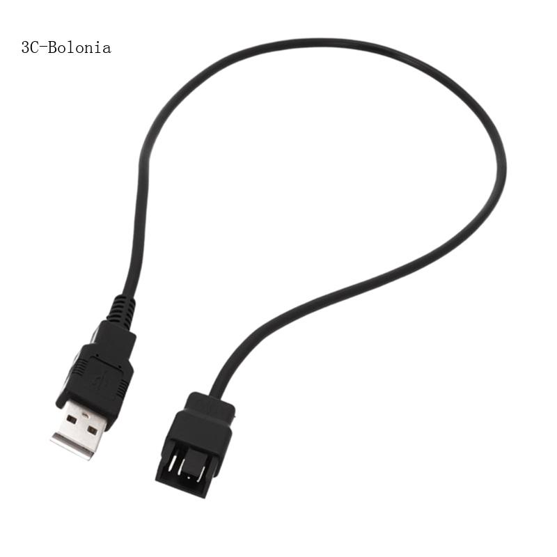 【PC】สายเคเบิลพัดลมระบายความร้อน Usb สําหรับอะแดปเตอร์เชื่อมต่อแล็ปท็อป โน้ตบุ๊ก 4Pin 3Pin