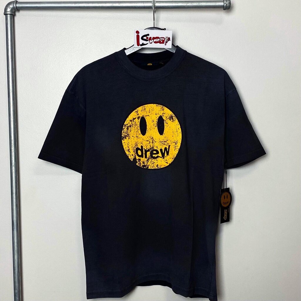 S-5XL ผ้าฝ้าย 100%เสื้อยืดขายดีที่สุด เสื้อ Drew House Secret SS Tee 👚(ของแท้)