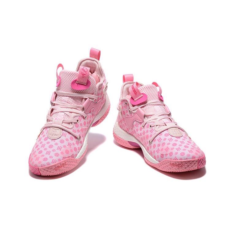 Adidas James Harden Vol 6 Sakura Pink Basketball Sports Sneakers Original NBA Shoes For Men With Bo