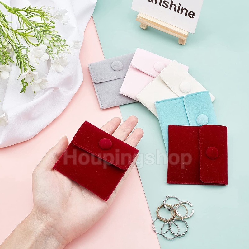ถุงกํามะหยี่ สําหรับใส่เครื่องประดับ สร้อยคอ แหวน สร้อยข้อมือ – โปรปัง