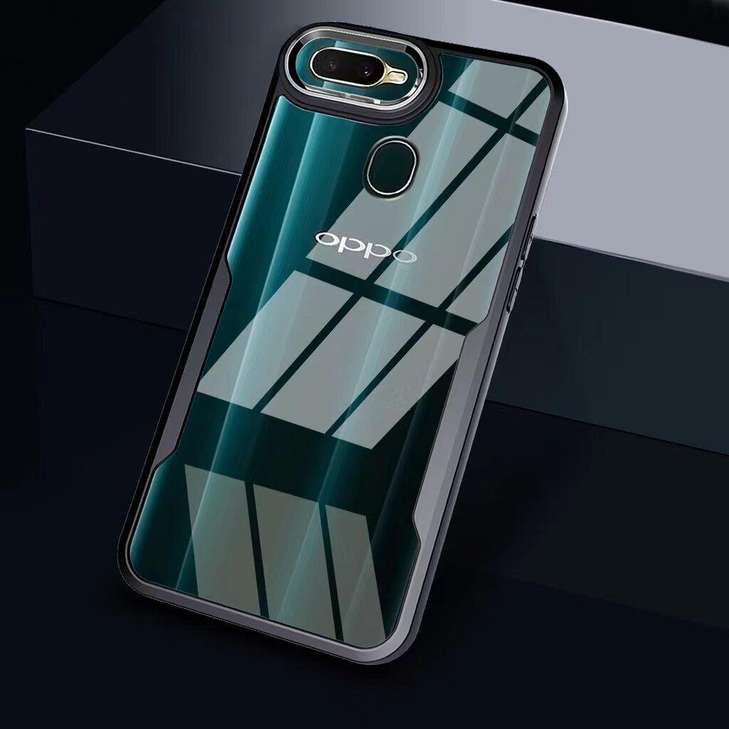เคส Oppo F9 สำหรับออปโป้ ขอบดำหลังใส กันกระแทก นิ่ม TPU Case