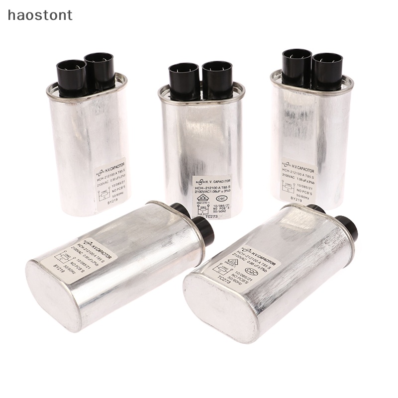 Haostont ใหม่ ตัวเก็บประจุเตาอบไมโครเวฟ แรงดันสูง 0.85uF 0.9uF 0.95uF 1.05uF 1.08uF 1 ชิ้น
