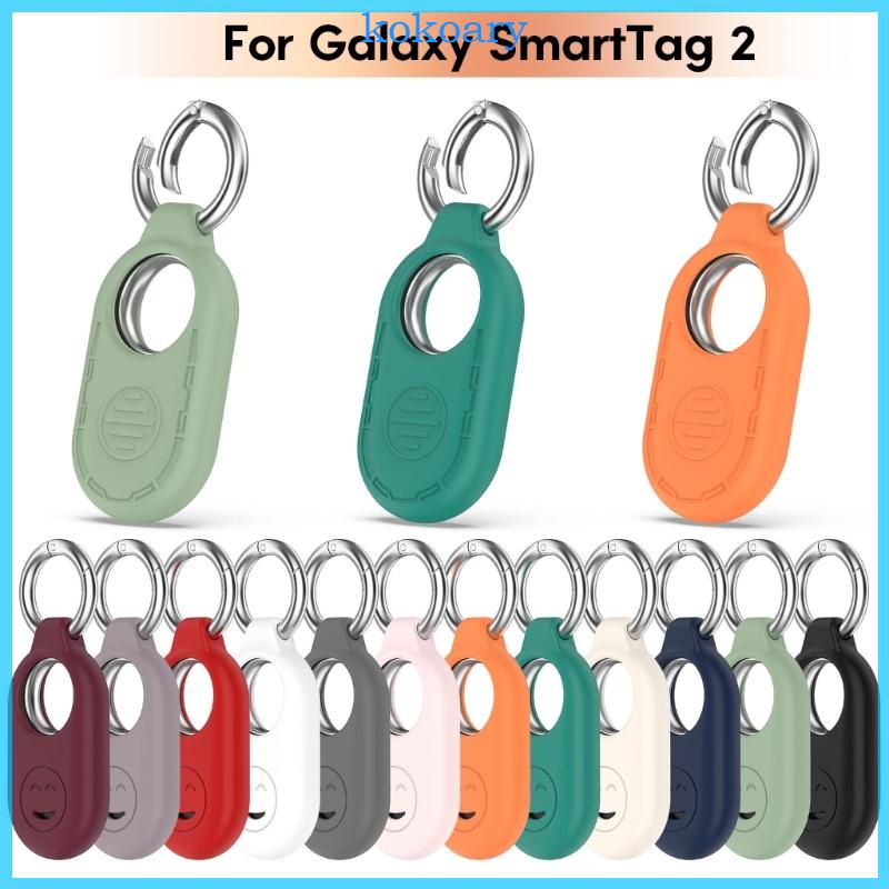 Kok เคสซิลิโคน กันรอย พร้อมพวงกุญแจ สําหรับ Smart Tag 2