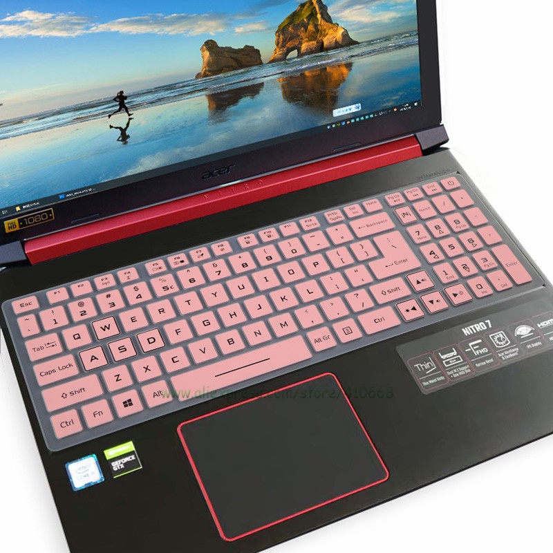 แผ่นซิลิโคนครอบแป้นพิมพ์แล็ปท็อป สําหรับ Acer Nitro 5 AN517-52 AN517-51 AN517-41 AN517 52 41 51 17.3 นิ้ว