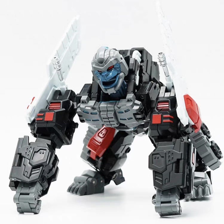 [BTF] Jialehuang หุ่นยนต์แปลงร่าง King Kong 8802B Black Captain Ape Super Warriors Beastman DMG5