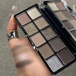 Shedella Eyeshadow Palette พาเลทอายแชโดว์สีอายแชโดว์สิบสีแต่งหน้า Contouring Palette Smoky Eye Trend