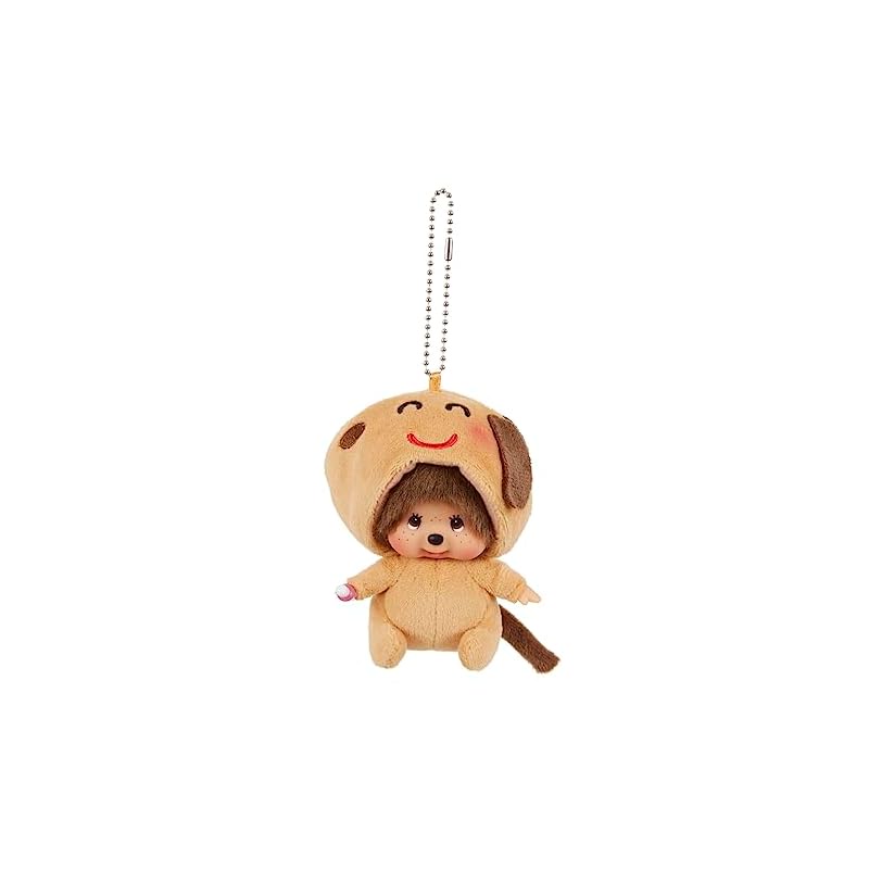 Sekiguchi Inusutoya X Monchichi พวงกุญแจ Ss หน้าใหญ่ Inu monchhichi keychain 231270