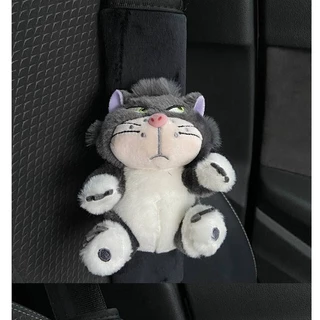 Hot selling new models Hamburger Bow Lucifer Zhuaimao Safety Belt Decoration Shoulder Sleeve Protective Cover Decoration Car Supplies Cute car interior