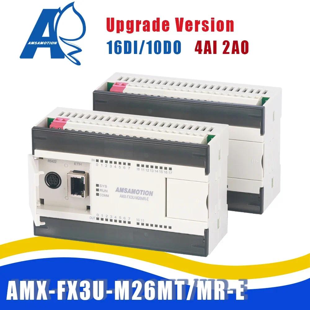 โมดูลรีเลย์ทรานซิสเตอร์อะนาล็อก FX3U-M26MR-E M26MT-E แบบเปลี่ยน สําหรับ Mitsubishi MELSEC PLC 4AI 2A