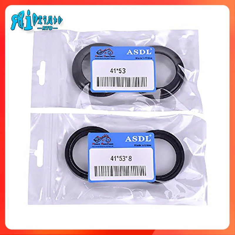 Rto 41x53x8 รถจักรยานยนต์ส้อมซีลน้ํามัน 41x53 ฝุ่น Lip สําหรับ Yamaha MT-07 MT07 MT-09 MT09 TRACER 7