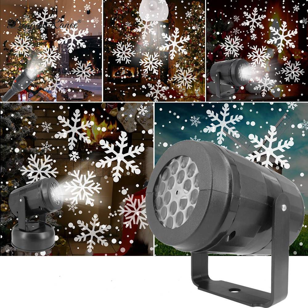 การฉายภาพคริสต์มาสในร่มไฟเกล็ดหิมะโปรเจคเตอร์ LED โคมไฟกลางคืนไฟคริสต์มาสลำปู Hiasan ไฟ LED ปาร์ตี้ไฟเวทีผลโคมไฟฉายแสง nailshop.store