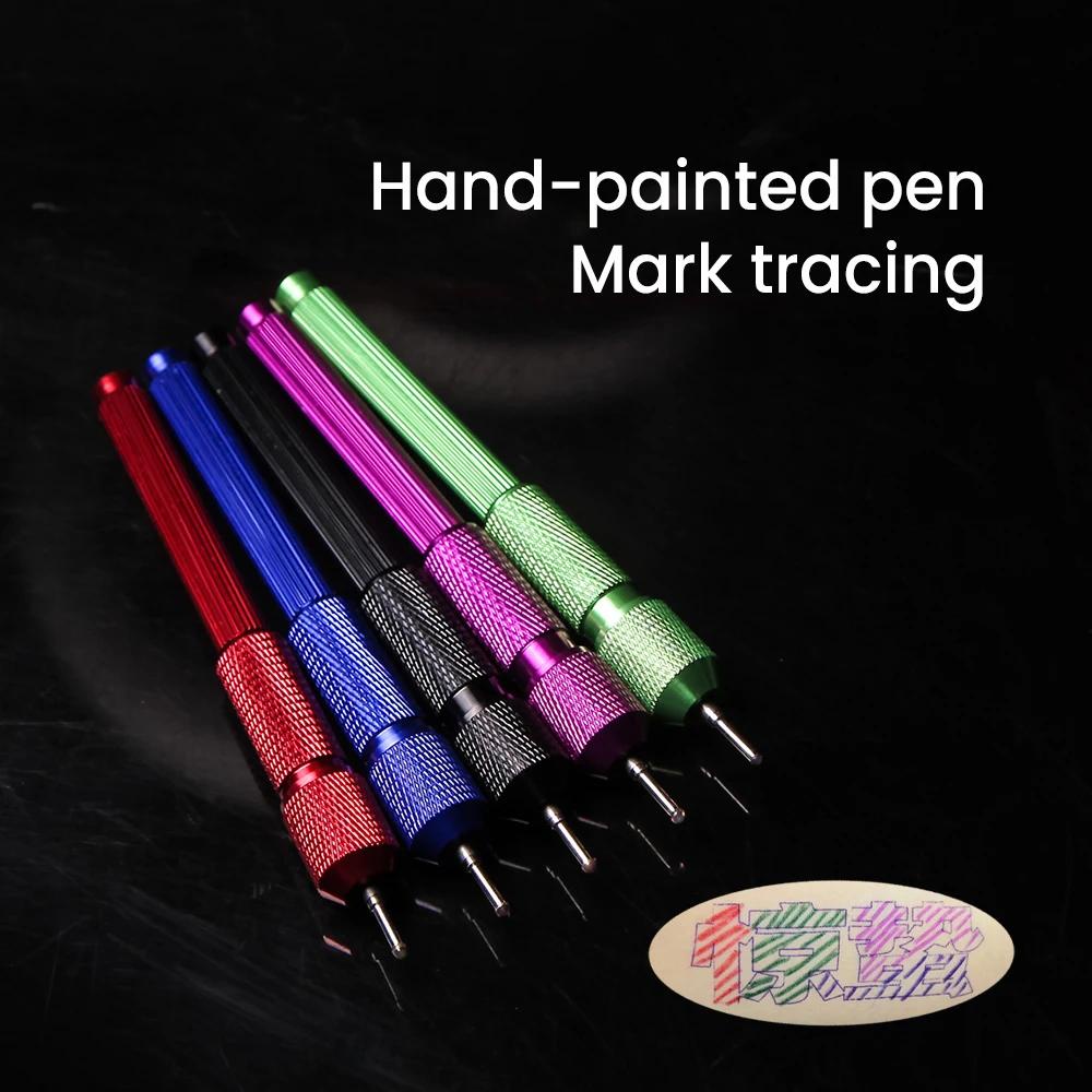 ปากกามาร์กเกอร์ อลูมิเนียมอัลลอย เปลี่ยนได้ หลายสี สําหรับสักร่างกาย