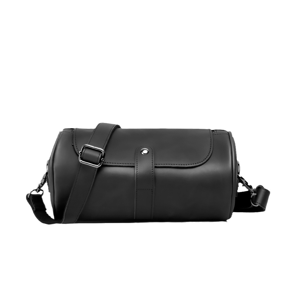 A.T.A กระเป๋าสะพายหลังหนัง Crazy Horse สไตล์เกาหลี รุ่นใหม่ สำหรับผู้ชาย แนววินเทจ - รูปที่ 3