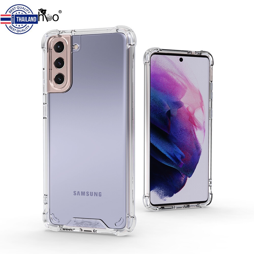 Atouchbo Case Samsung S21 Ultra , S21+ , S21 , S21 FE งานแท้  เคสใสกันกระแทก ขอนิ่ม-หลังแข็ง