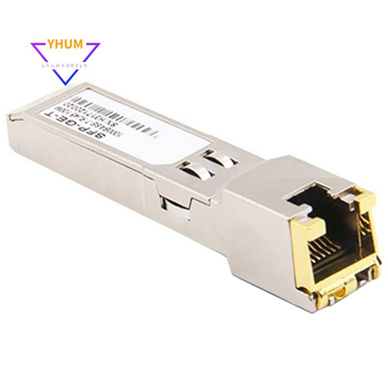 Sfp โมดูล RJ45 สวิทช์ Gbic 10/100/1000 Connector SFP ทองแดง RJ45 SFP โมดูล Gigabit Ethernet พอร์ต 1 ชิ้น