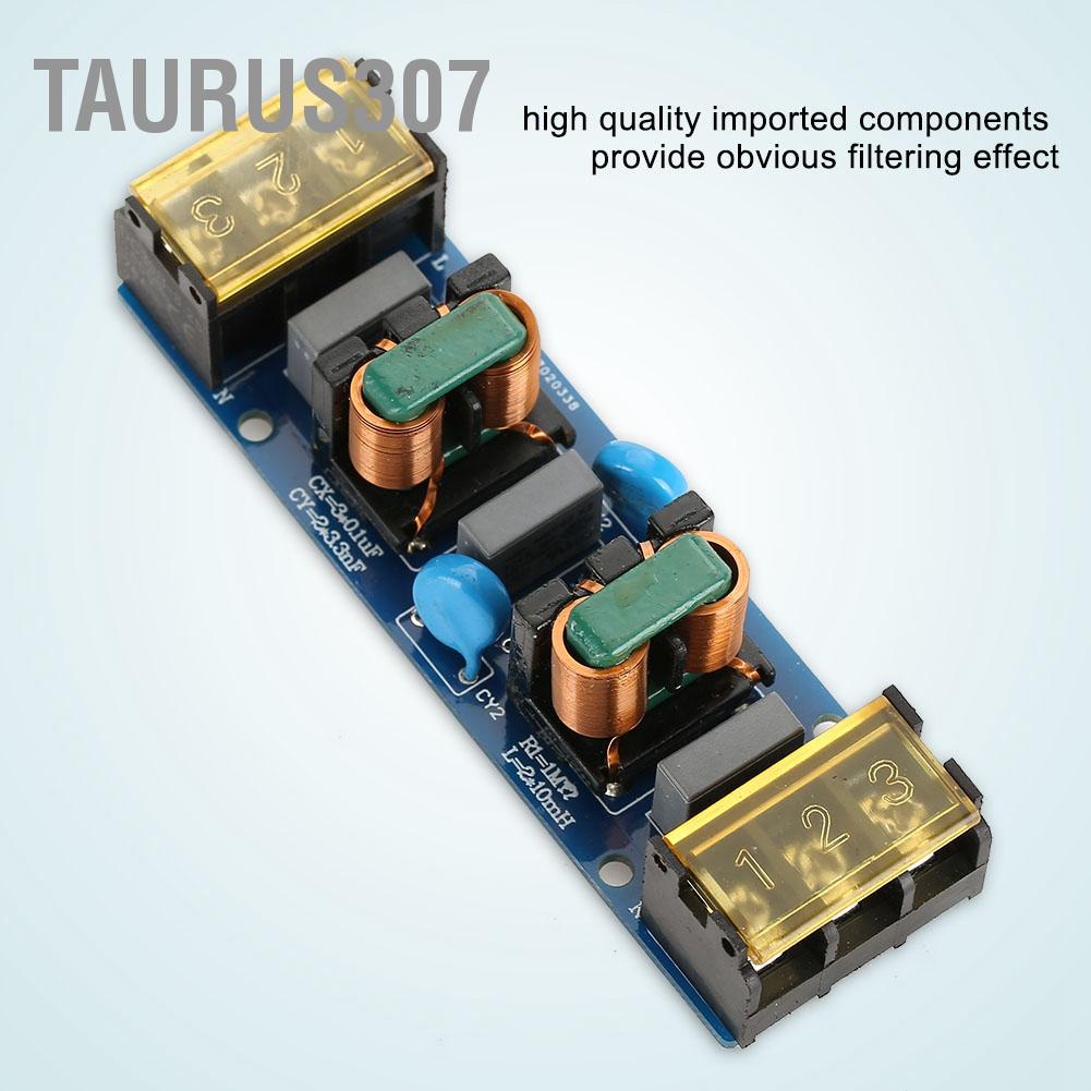 Taurus307 EMI ความถี่สูงสองขั้นตอน Power Low pass Filter Board สำหรับแหล่งจ่ายไฟ
