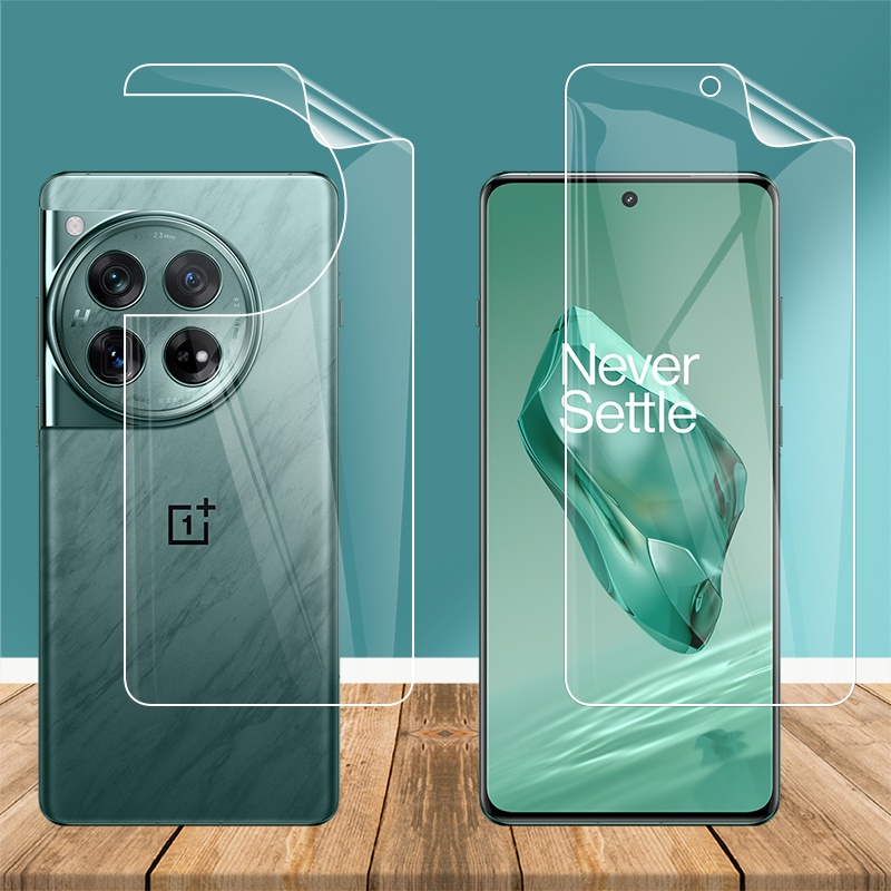ฟิล์มไฮโดรเจล TPU นิ่ม แบบใส บางพิเศษ สําหรับ OnePlus 12 OnePlus12 1+12 5G 6.82 นิ้ว
