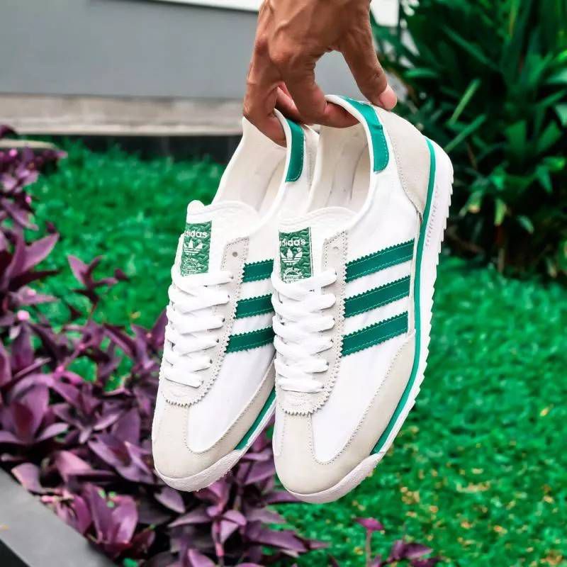 New ADIDAS Sl72 WHITE GREEN PREMIUM IMPORT QUALITY