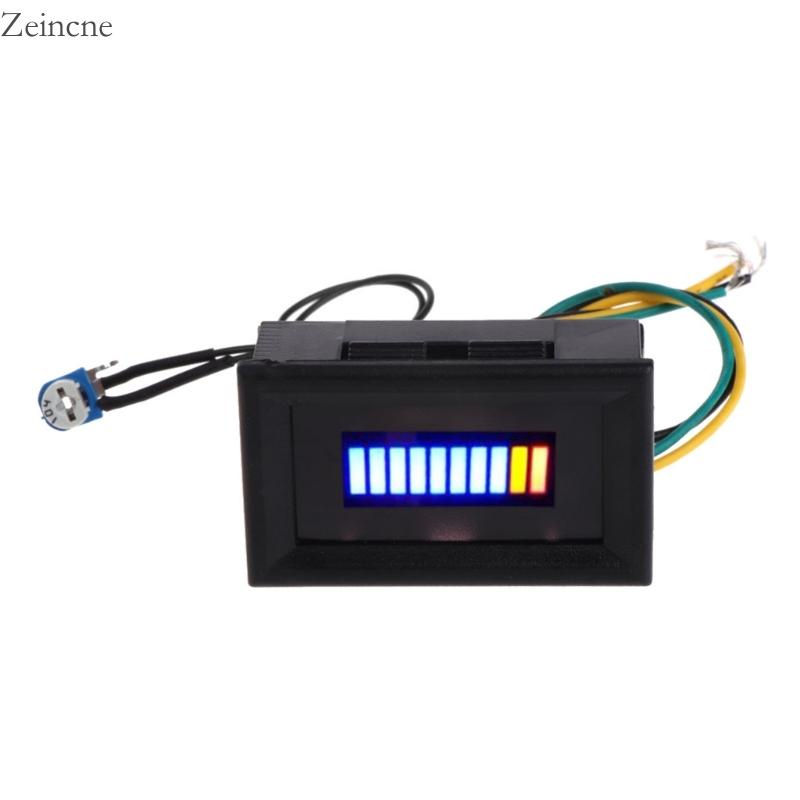 Zein เกจวัดระดับน้ํามันเชื้อเพลิง 12V LED ปรับได้ สําหรับรถจักรยานยนต์ รถยนต์