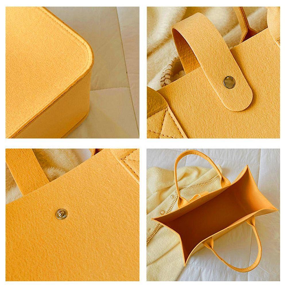 CORTINA กระเป๋าสะพายสักหลาด แบบพกพา ขนาดใหญ่ สำหรับเก็บของเล่นและ sundries ราคา ถูกที่สุด ดีลบีเคเค แกลเลอรีภาพที่ 5