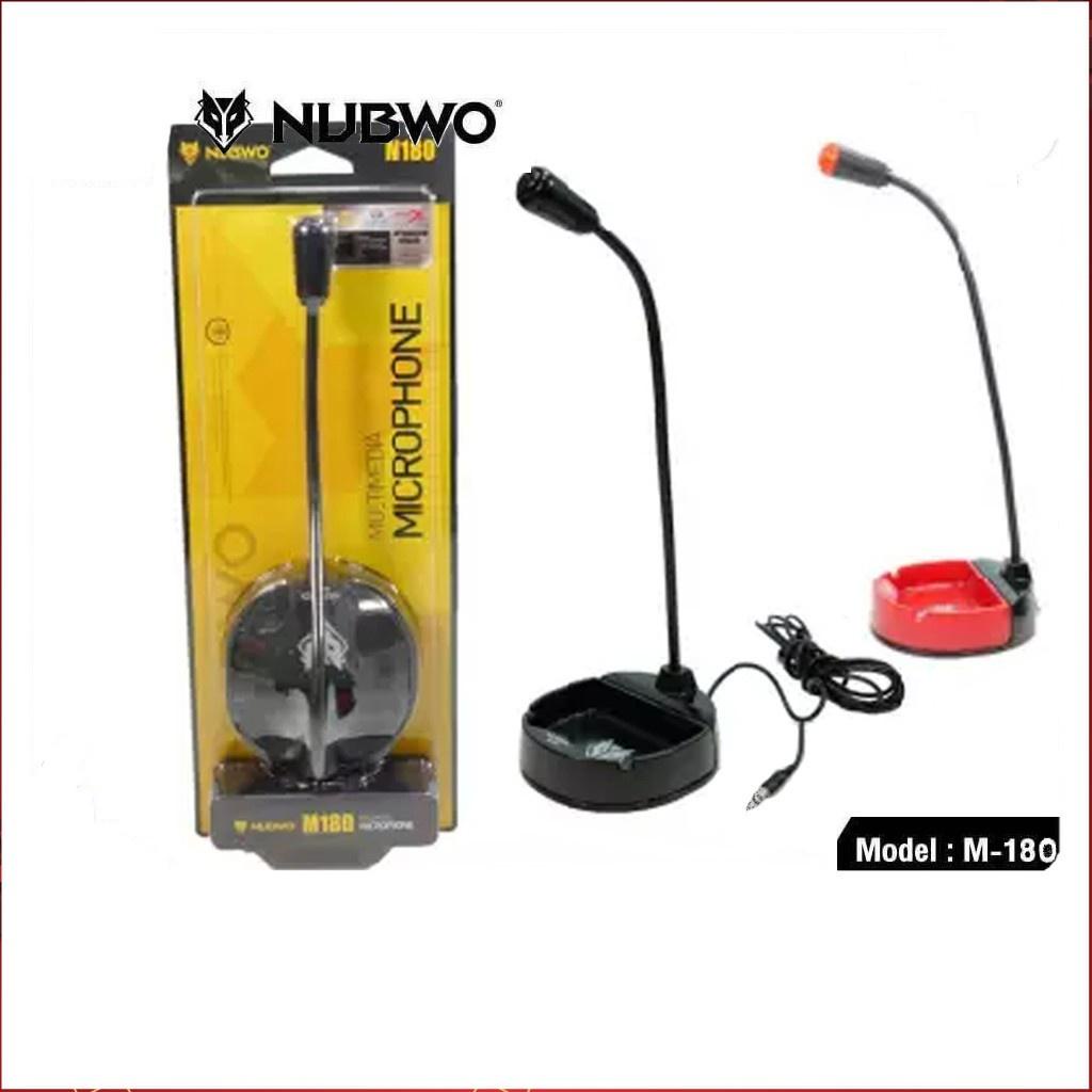 Mic NUBWO M180 ไมค์โครโฟน คอมพิวเตอร์ ตั้งโต๊ะ Microphone ไมค์ คอม M180