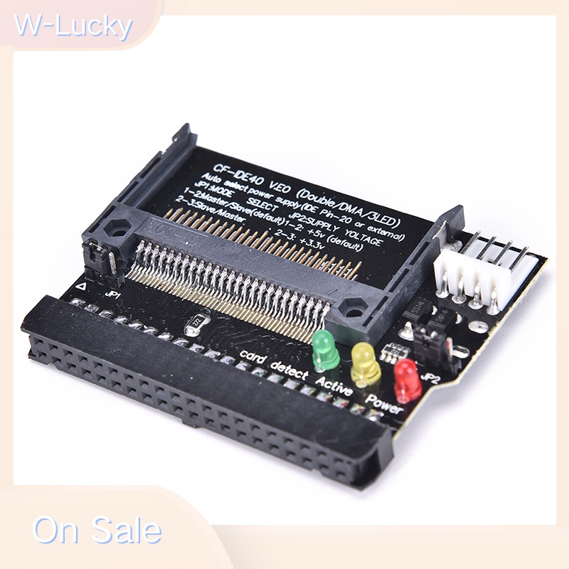 W-lucky อะแดปเตอร์แปลงแฟลช CF เป็น 3.5 ตัวเมีย 40 Pin IDE