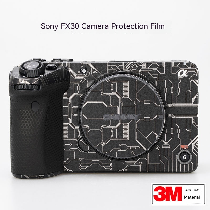 ฟิล์มสติกเกอร์คาร์บอนไฟเบอร์ ป้องกันกล้อง สําหรับ SONY fx30 fx30 3M