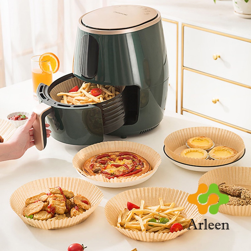 Arleen กระดาษรองอบ กระดาษสำหรับหม้อทอดไร้น้ำมัน กระดาษเฟรนช์ฟรายส์ paper for air fryer