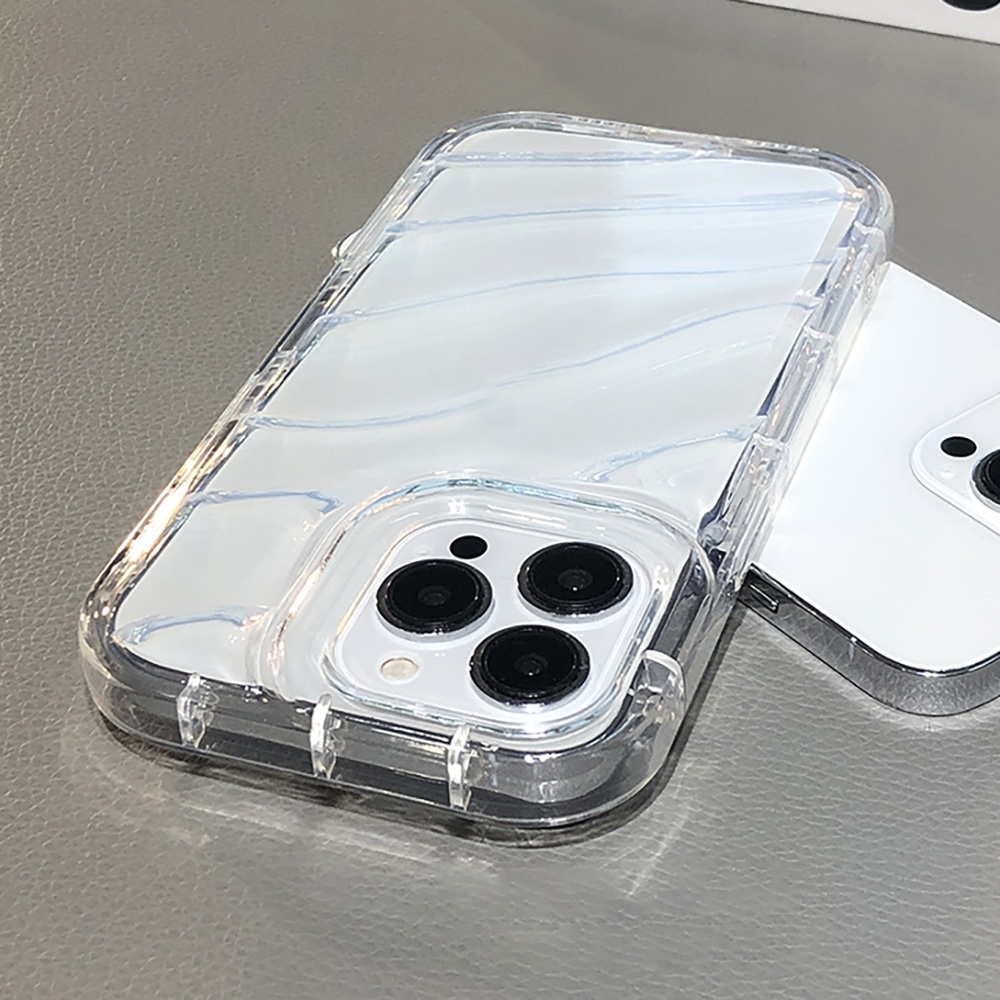 หุ้นไทย เคสเลเซอร์แวววาวสำหรับ for iPhone 11 XR 13 12 14 15 16 Pro Max 6 6s 7 8 Plus XR XS Max INS ปกโทรศัพท์สร้างสรรค์