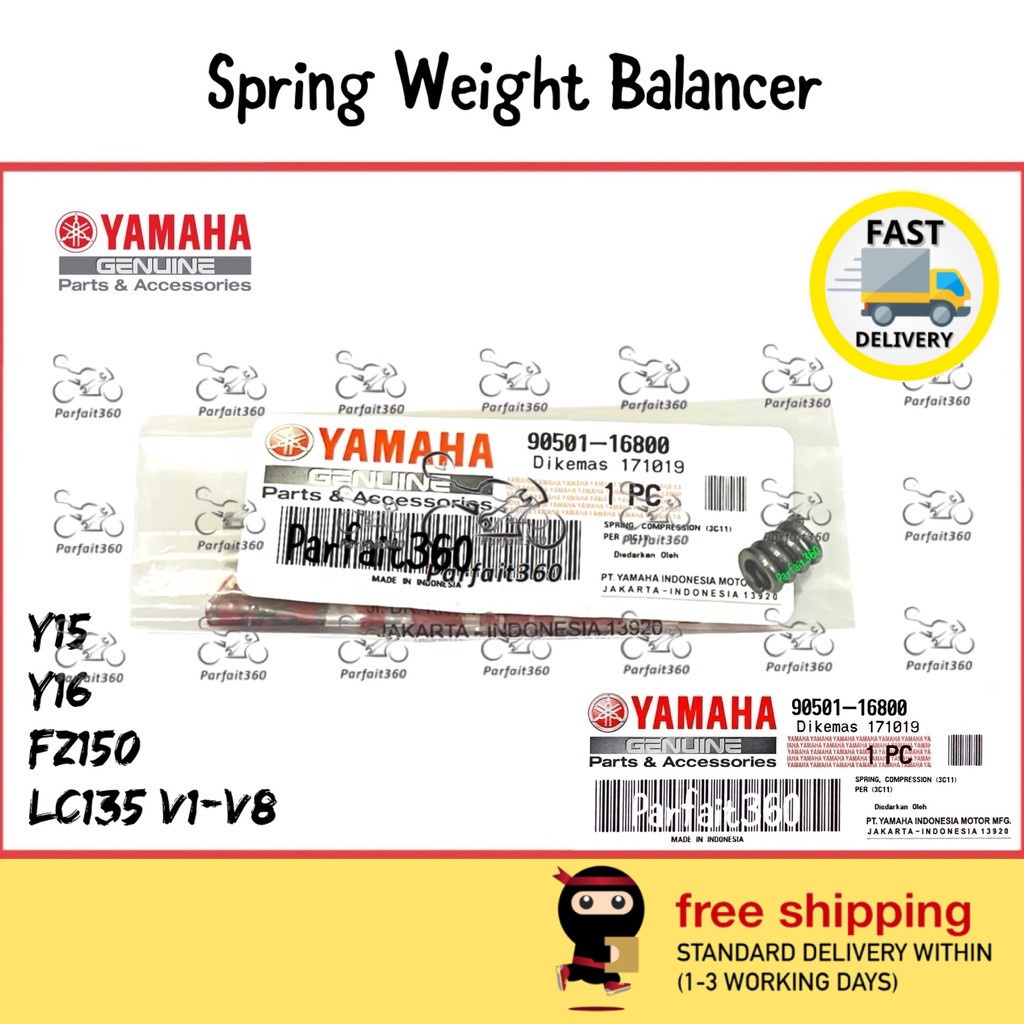90501-16800 Y15ZR / Y16ZR / LC135 V1-V8 / FZ150 Spring Compression Weight Balancer Balancing Engine 