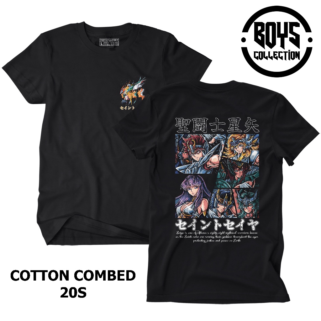 พร้อมส่ง เสื้อยืด พิมพ์ลายอนิเมะ Saint Seiya Kaos BC140 Combed 20s สําหรับเด็กผู้ชาย