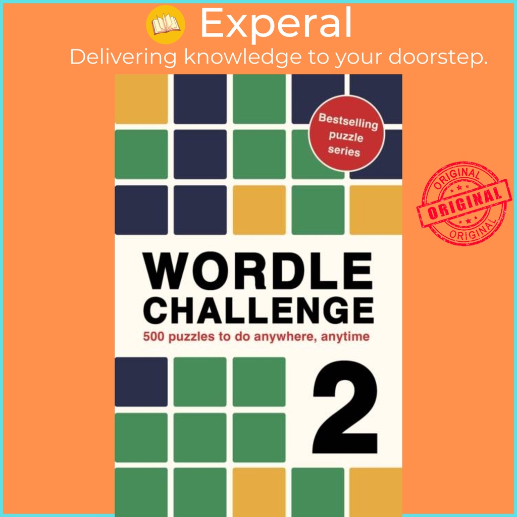 Wordle Challenge 2 - 500 ปริศนาทําได้ทุกที่ทุกเวลา โดย Roland Hall (ฉบับสหราชอาณาจักรปกอ่อน)