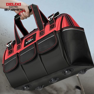 Delixi กระเป๋าเครื่องมือไฟฟ้า กันน้ํา ทนทาน สําหรับผู้ชาย และผู้หญิง