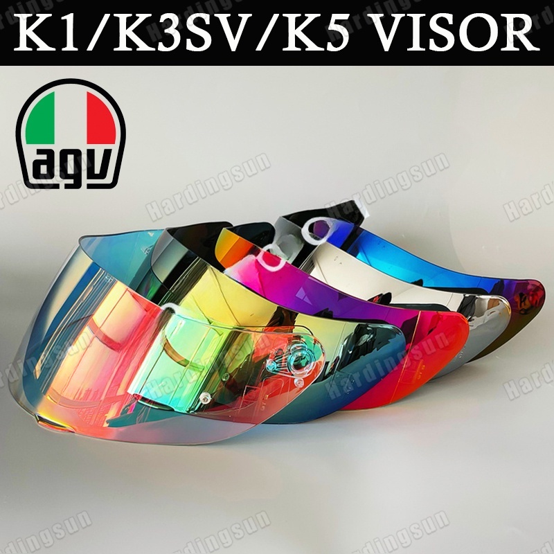 K1 K3SV K5 Universal Lens Visor Color: โปร่งใส, ดํา, ชุบเงิน, ชุบสีน้ําเงิน, ชุบทอง