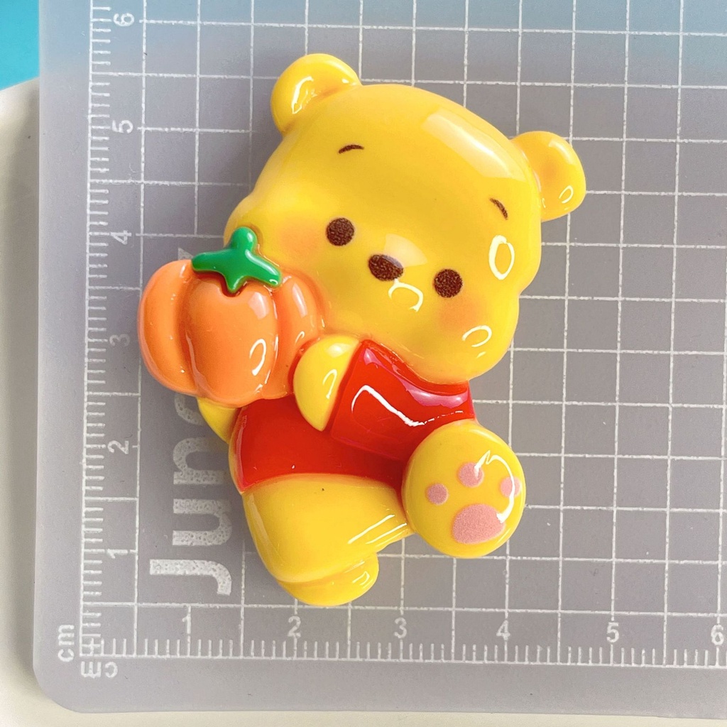 [13 #] สติกเกอร์เรซิ่น รูปกระต่าย สุนัขจิ้งจอก ขนาดกลาง สีม่วง สําหรับติดตกแต่งตู้เย็น พวงกุญแจ เคสโทรศัพท์ รองเท้า SC
