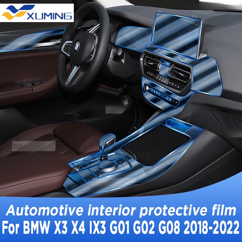 Xm-สําหรับbmw X3 X4 IX3 G01 G02 G08 2018-2022 แผงเกียร์นําทางยานยนต์ภายในหน้าจอป้องกันฟิล์มTPU Anti-