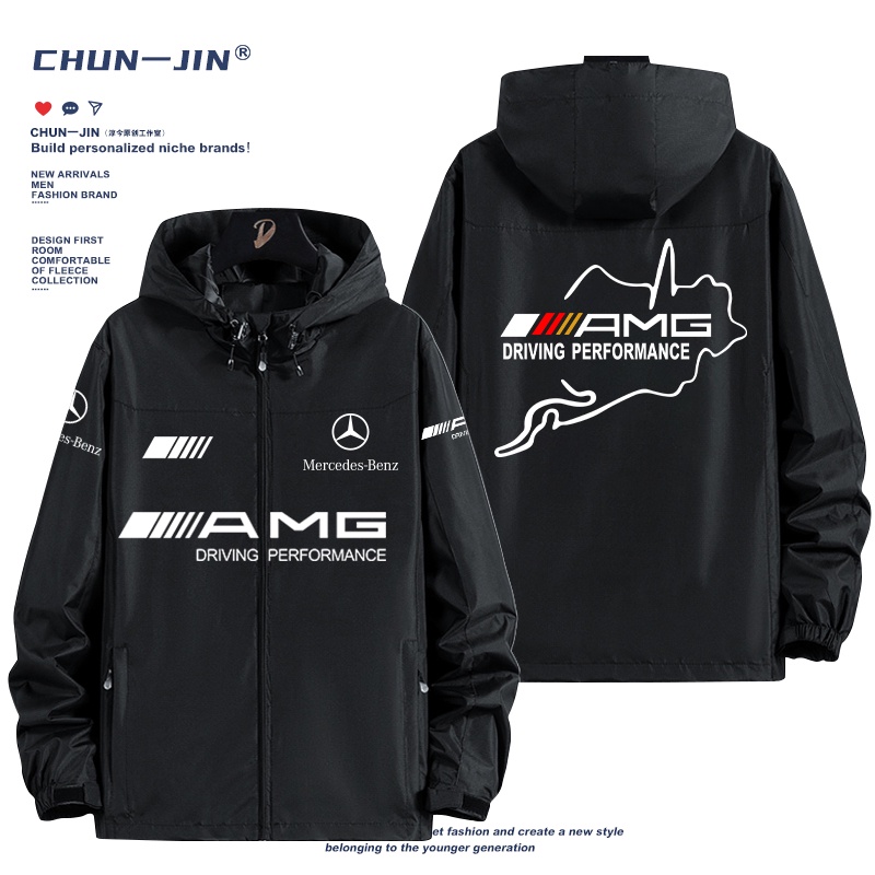 Mercedes-Benz Mercedes-Benz amg McBach ที่กําหนดเอง 4S Store เสื้อผ้าทํางานเสื้อแจ็คเก็ตเสื้อผ้าแข่ง