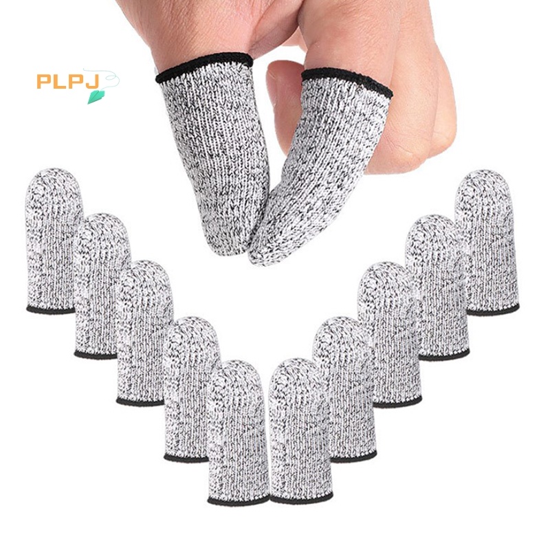 Plpj ปลอกสวมนิ้วมือ ป้องกันนิ้วมือ ใช้ซ้ําได้ สําหรับจักรเย็บผ้า 10 ชิ้น
