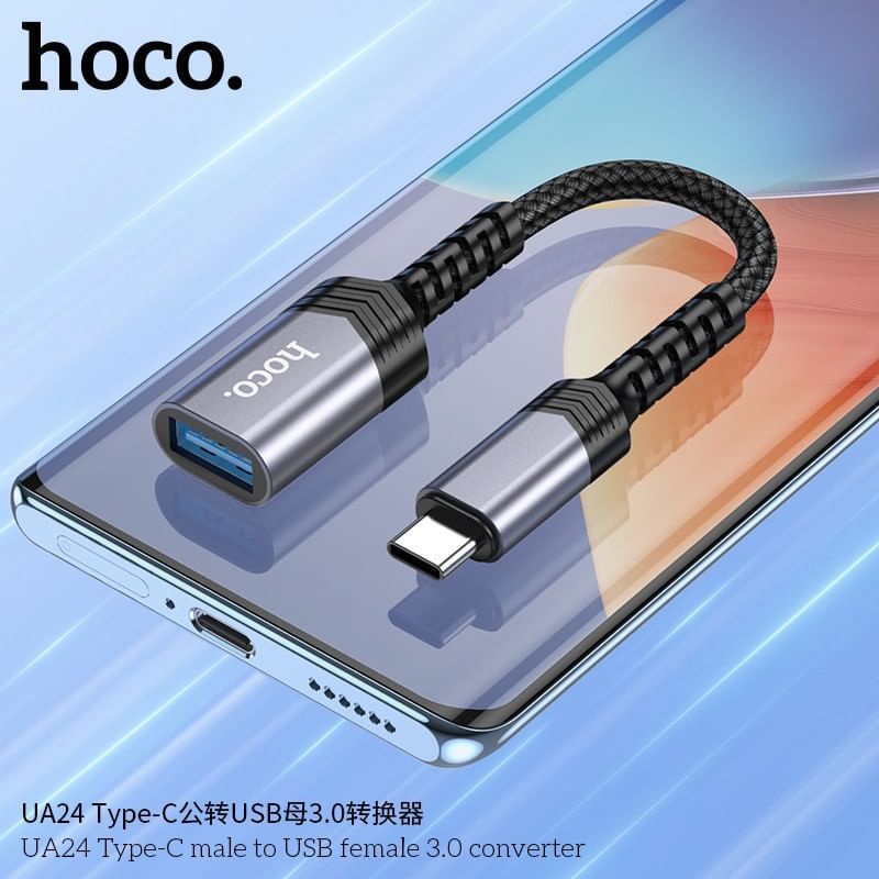 USB-C OTG Adapter USB-C to USB รองรับสมาร์ทโฟน แท็บเล็ต คอมพิวเตอร์ โอนถ่ายข้อมูล รูปภาพ เชื่อมต่อ Mouse Keyboard