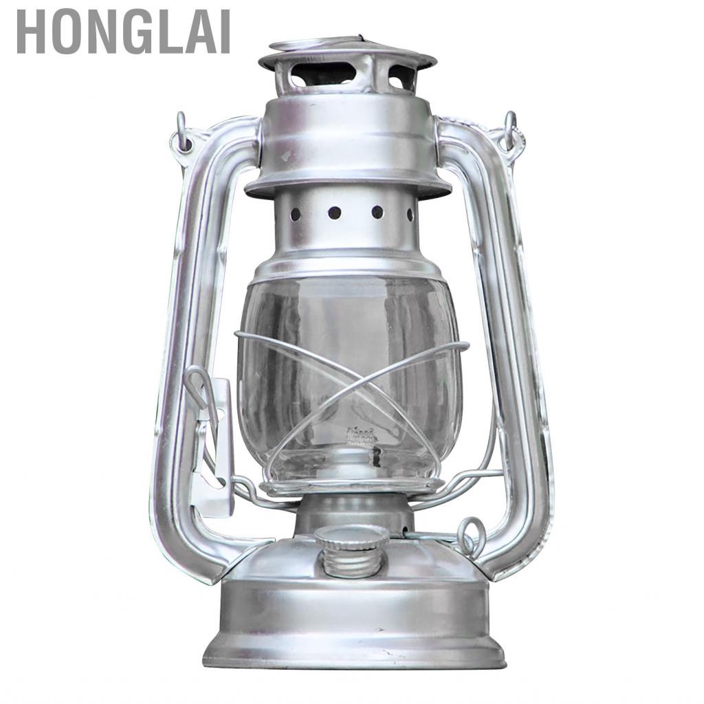 Honglai Oil Lamp  Multipurpose Metal Vintage Handheld Kerosene Lantern Portable for Outdoor Camping