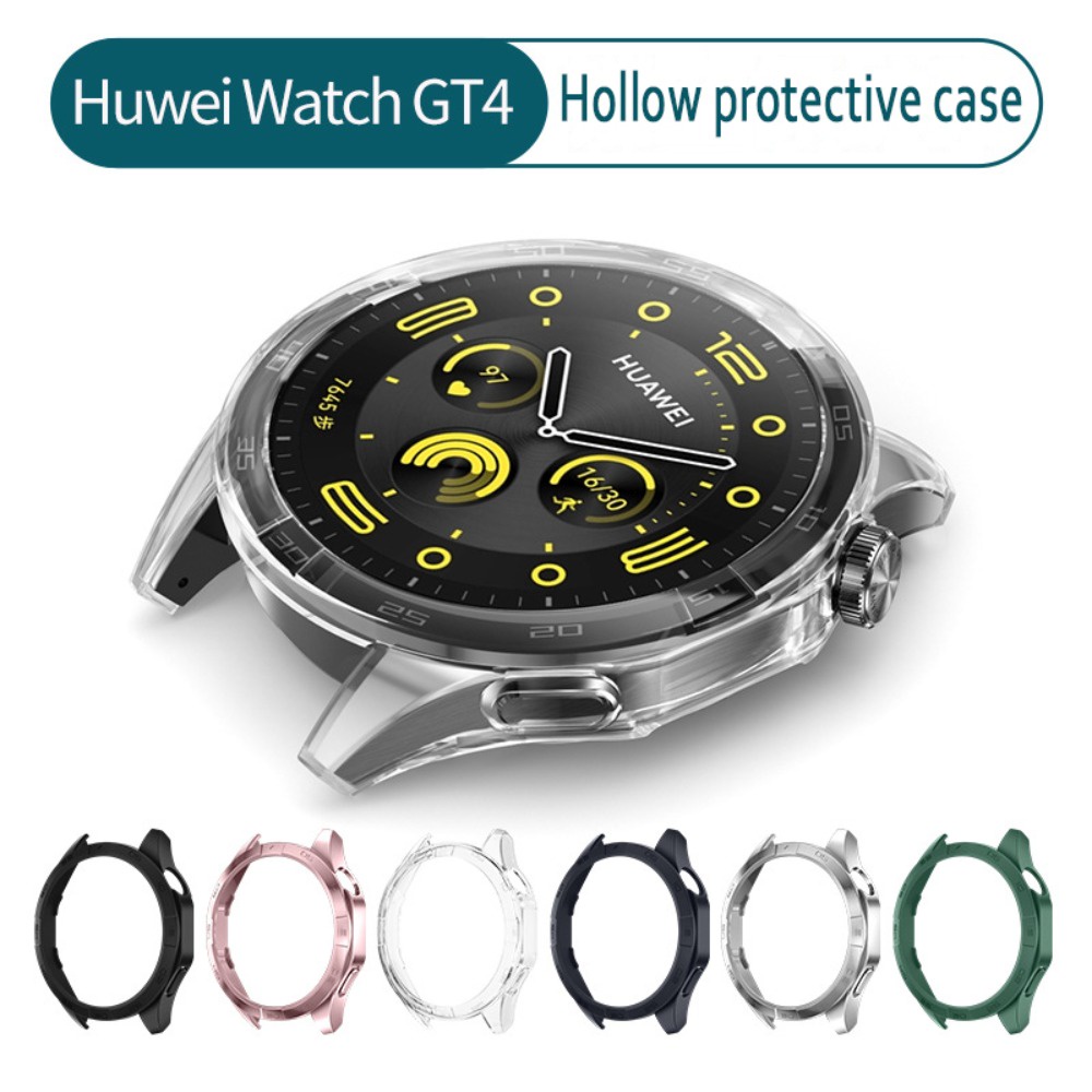 เคสนาฬิกาข้อมือ PC แบบแข็ง ป้องกันหน้าจอ ขนาด 46 มม. สําหรับ Huawei Watch GT 4 GT4