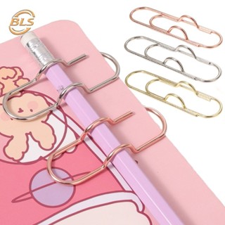 คลิปหนีบกระดาษ โลหะ อเนกประสงค์ พร้อมที่ใส่ปากกา สําหรับนักเ…