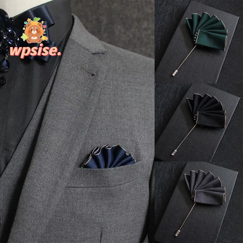 Wpsise หมุดสูทผู้ชาย, กระเป๋าไนลอนผ้าขนหนูเสื้อดอกไม้เข็มกลัด, แฟชั่นปก Pin Men