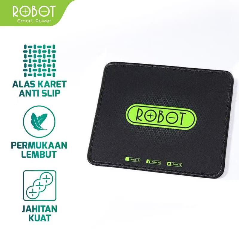 ROBOT Mousepad RP01 Anti-Slip Full Black Original O Original Product
