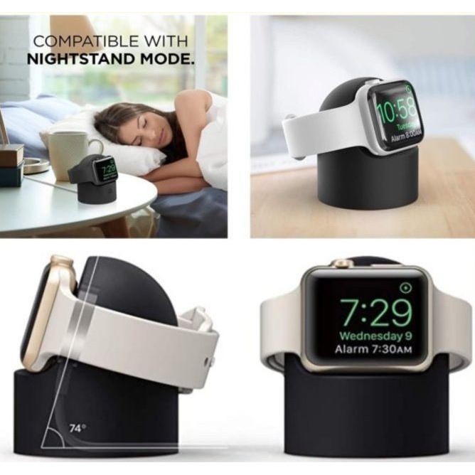 IWatch Dock Stand Wireless Charger Silicone Holder คล้าย Elago