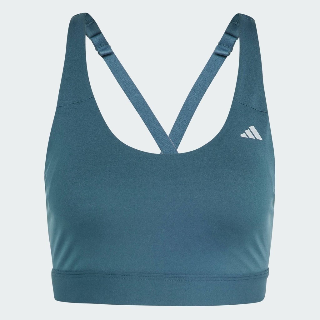 adidas เทรนนิง บราซัพพอร์ตระดับปานกลาง Ultimateadidas Run ผู้หญิง สีเทอร์คอยส์ IL2900