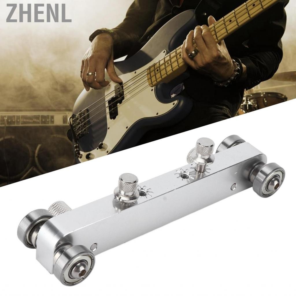 Zhenl Shanrya Bridge Saddle Sanding Tool Guitar Nut และ Sander สำหรับ Bass Luthier (เงิน) (Shanrya2x