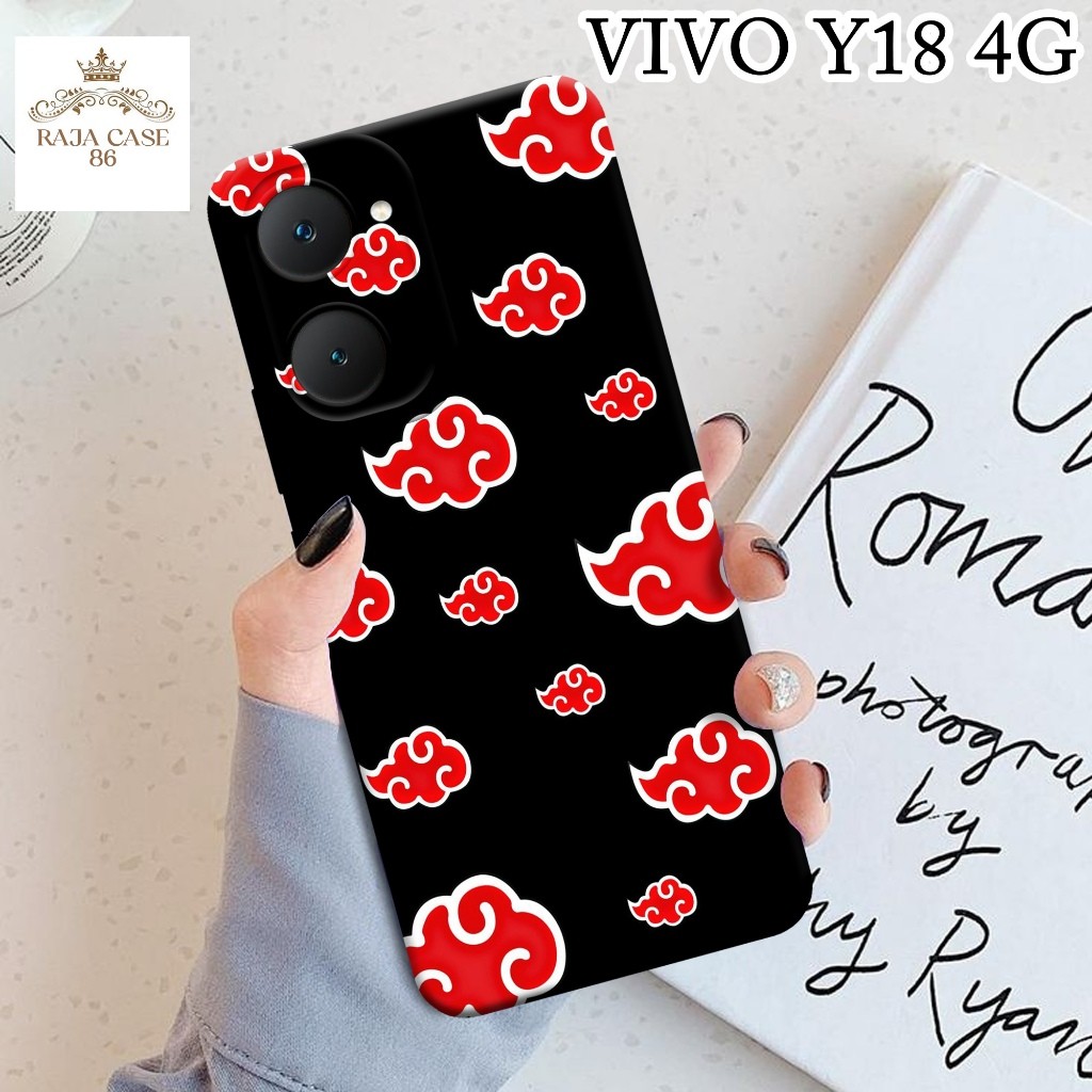 เคส HP Vivo Y18 4G 2024 - Rajacase - Vivo Y18 Phone Case - LOGO case Motif - ฟิล์มกันรอยโทรศัพท์ - V