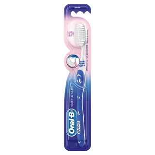 Oral-B ออรัลบี แปรงสีฟัน ซอฟท์แอนด์สลิม ขนแปรงนุ่มพิเศษ 1 ด้าม